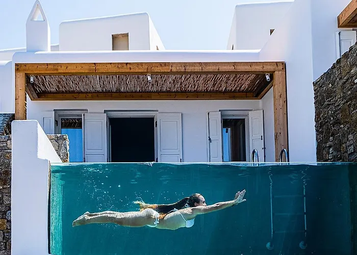 Amazon Mykonos Resort&spa Szálloda Agios Ioannis Diakoftis